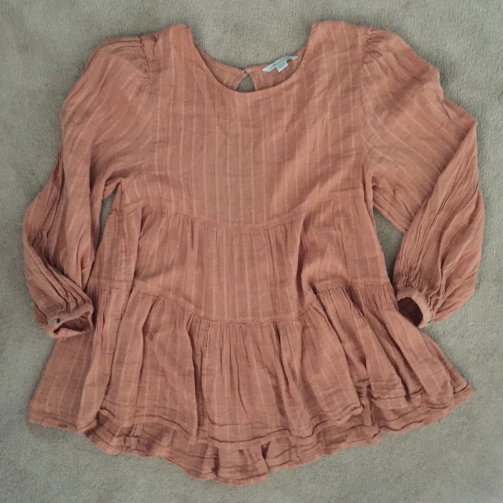 American Eagle gauze top